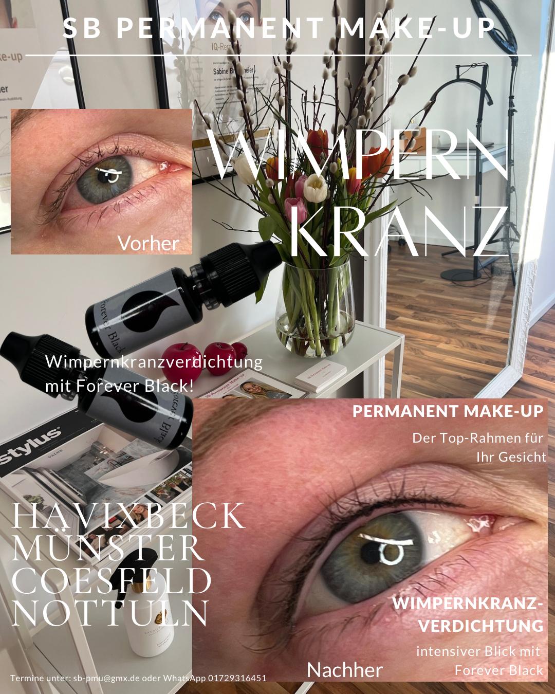 Lidstrich / Wimpernkranzverdichtung